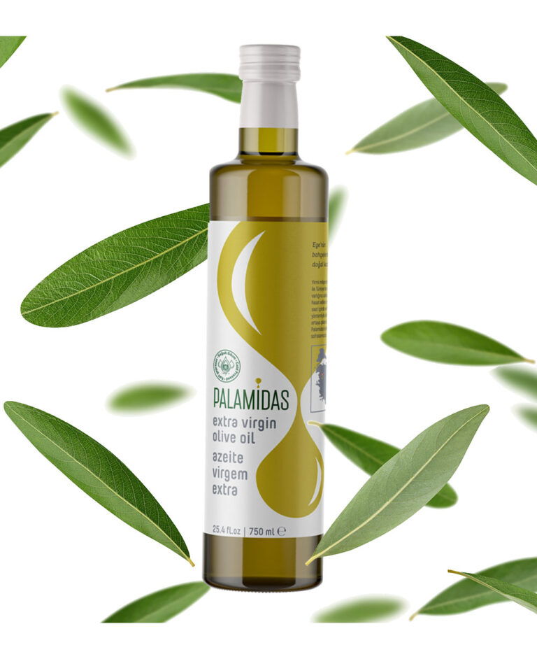 Premium olive oil made from first cold pressing, offering superior flavor, aroma, and low acidity.