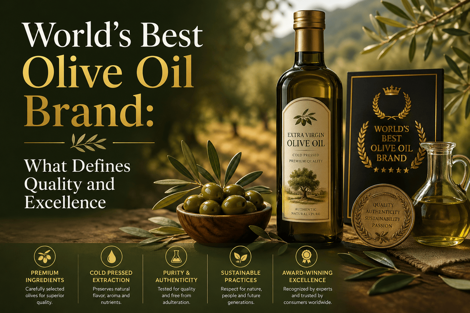 World’s Best Olive Oil Brand: What Defines Quality and Excellence