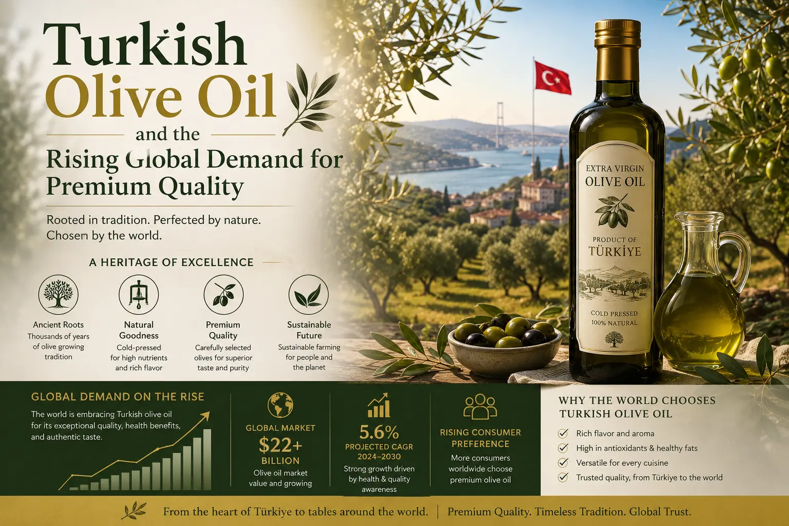 Turkish Olive Oil and the Rising Global Demand for Premium Quality